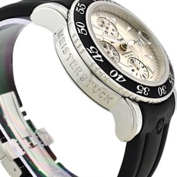 Authentic Montblanc Meisterstück Sport Chronograph 42mm Silver Dial 7034 - Picture 9 of 9